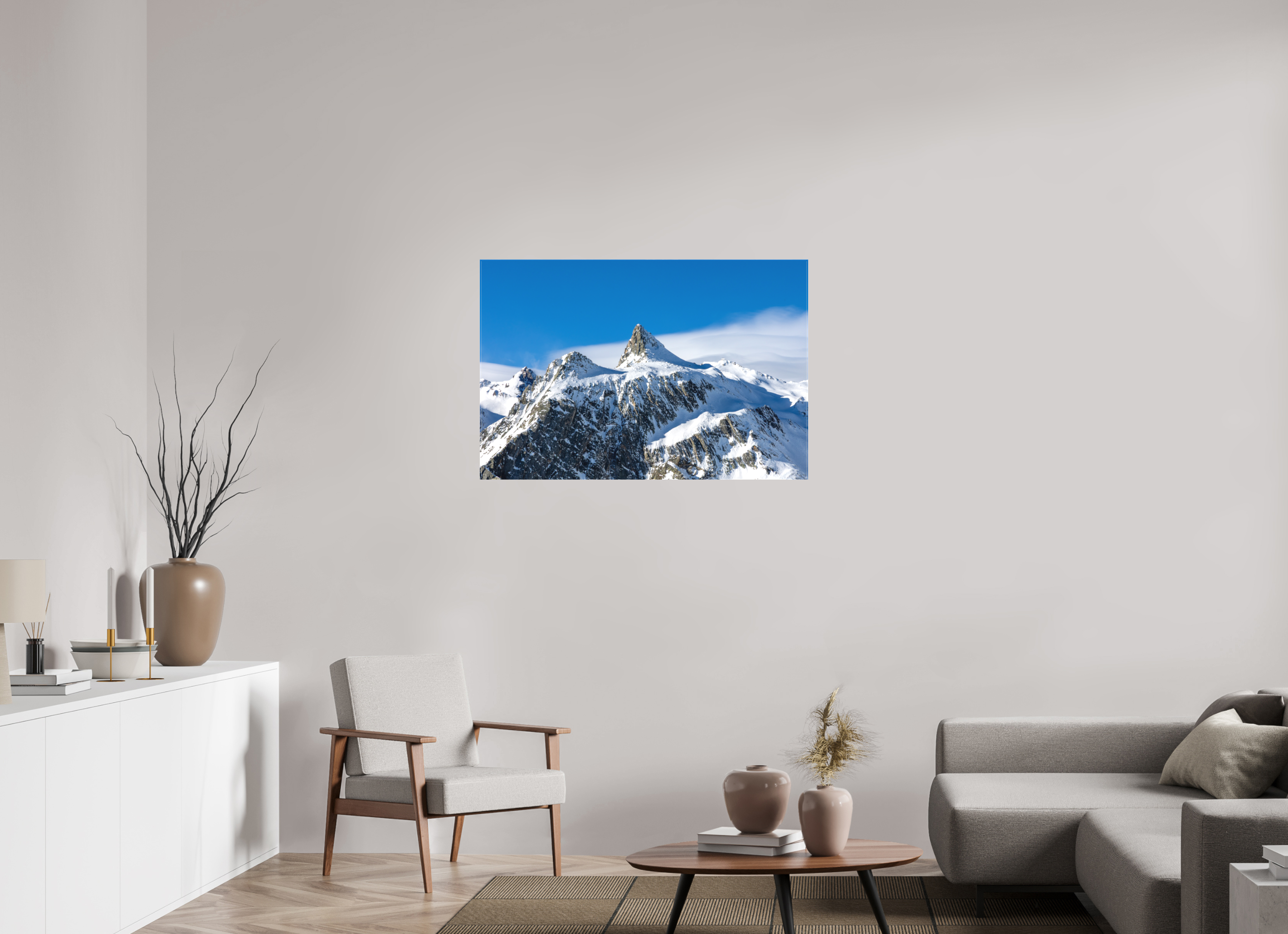 105 x 70 cm, TOILE - DECEMBRE 2025 Le Pain de Sucre et sa mer de nuage (Format Paysage)