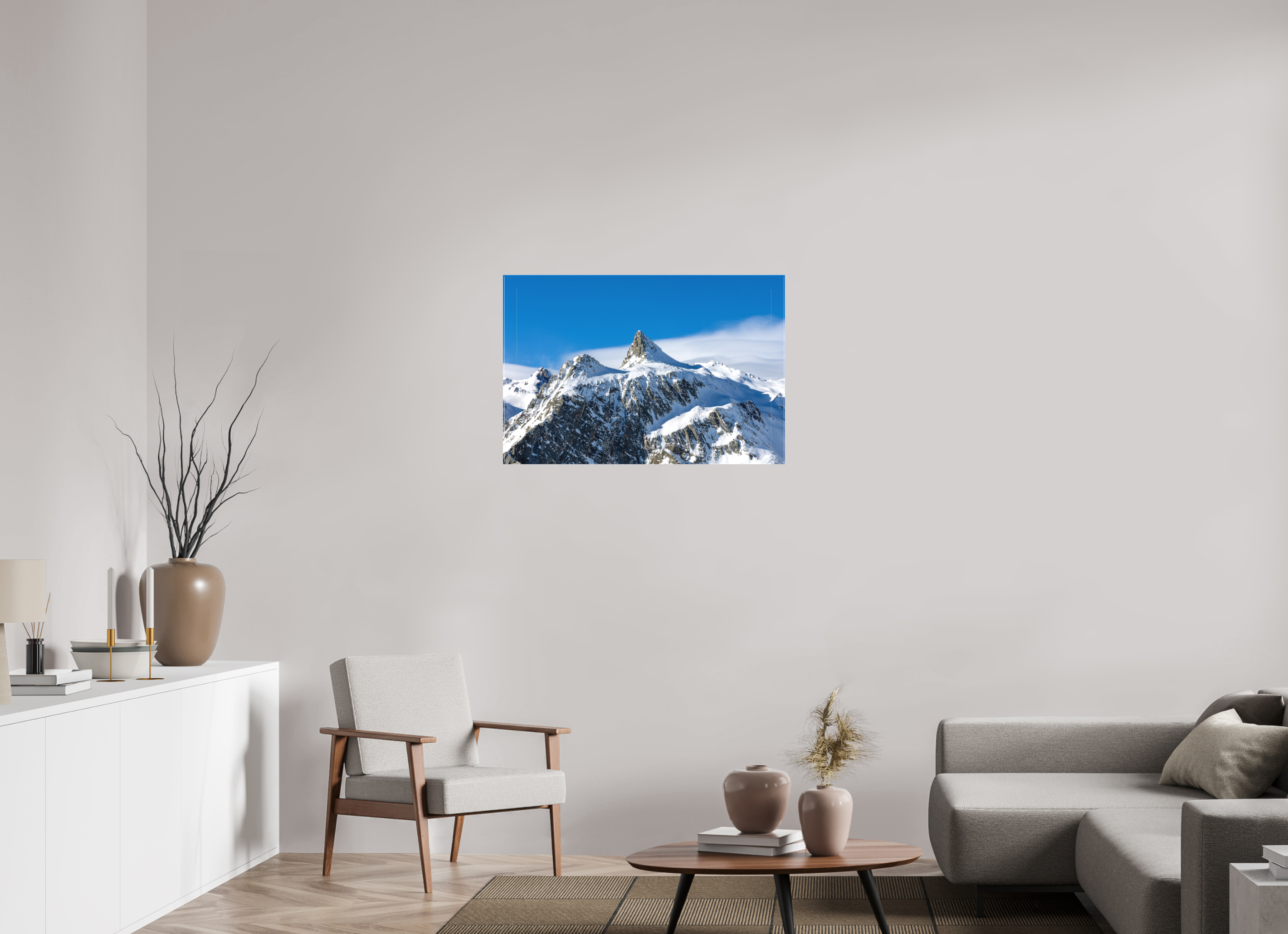 90 x 60 cm, TOILE - DECEMBRE 2025 Le Pain de Sucre et sa mer de nuage (Format Paysage)