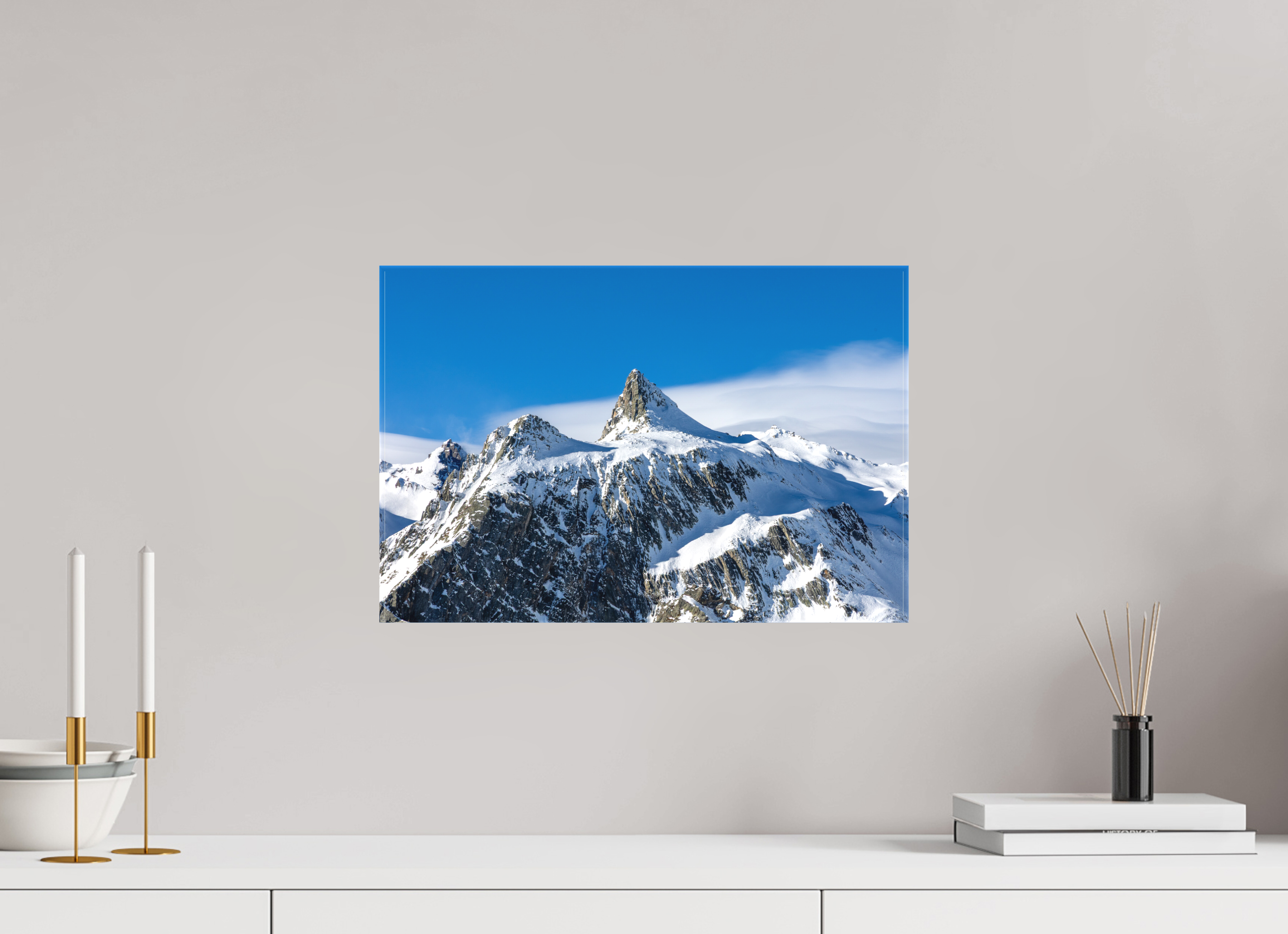 45 x 30 cm, TOILE - DECEMBRE 2025 Le Pain de Sucre et sa mer de nuage (Format Paysage)