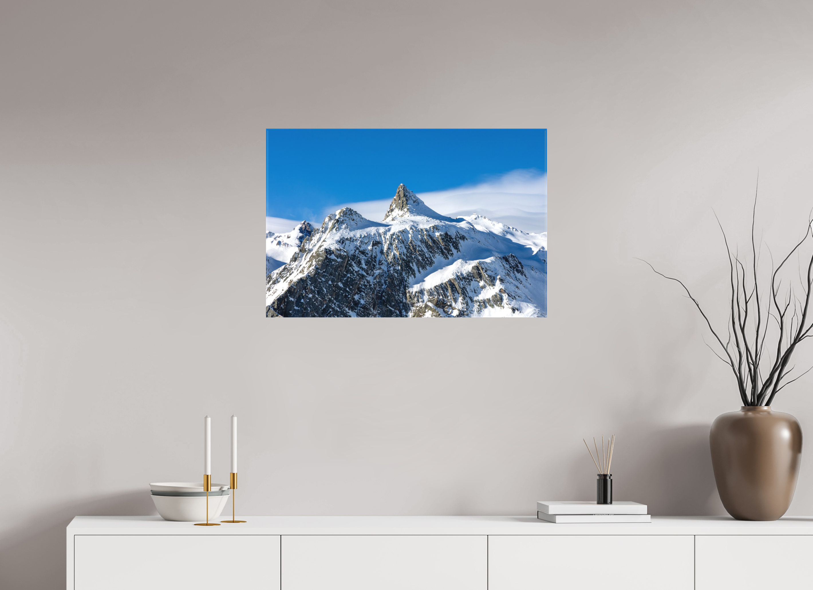 75 x 50 cm, TOILE - DECEMBRE 2025 Le Pain de Sucre et sa mer de nuage (Format Paysage)