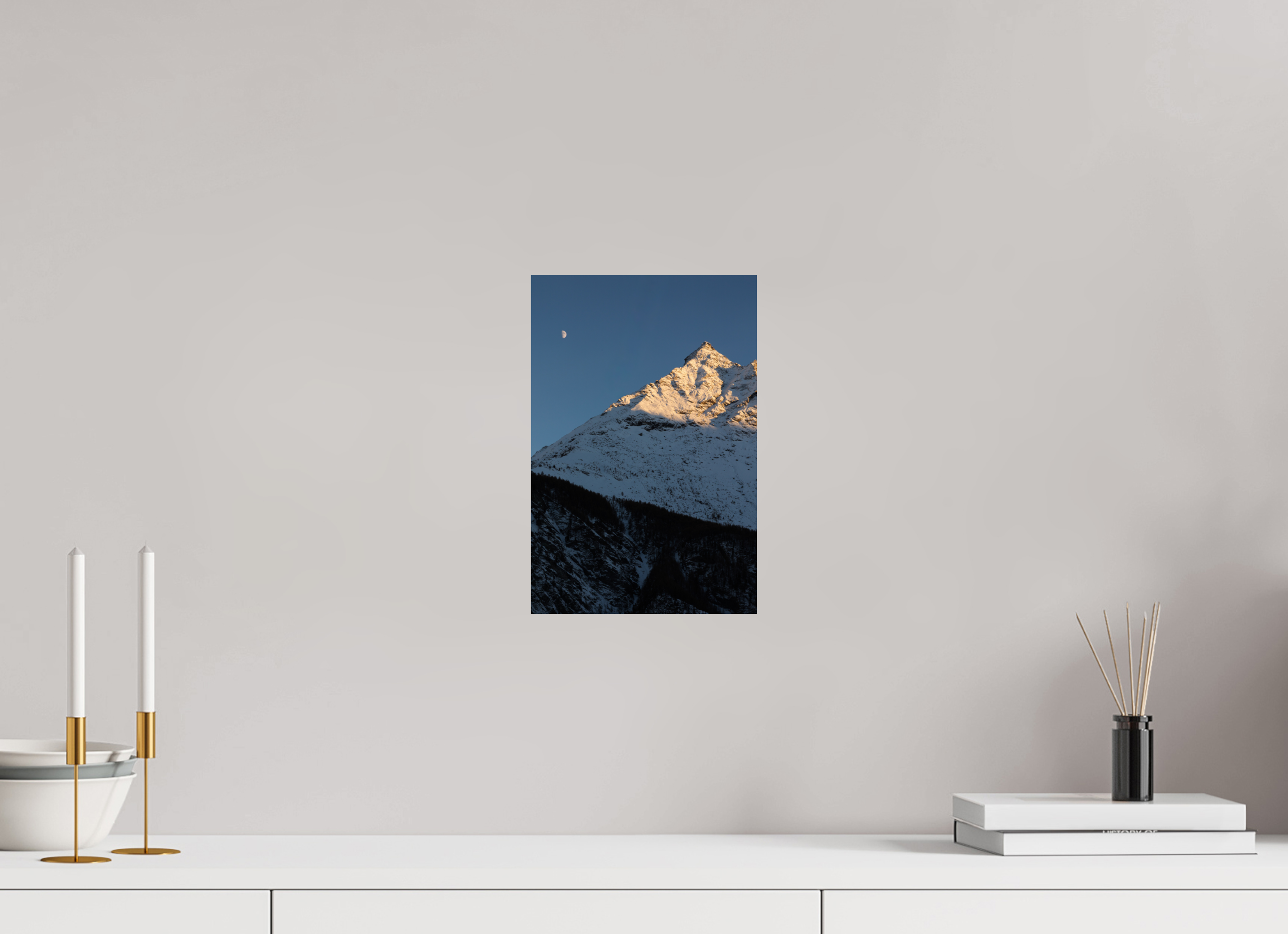20 x 30 cm, Photo Print On Fuji Crystal DP II Dernière lumières sur la petite dent du Veisivi