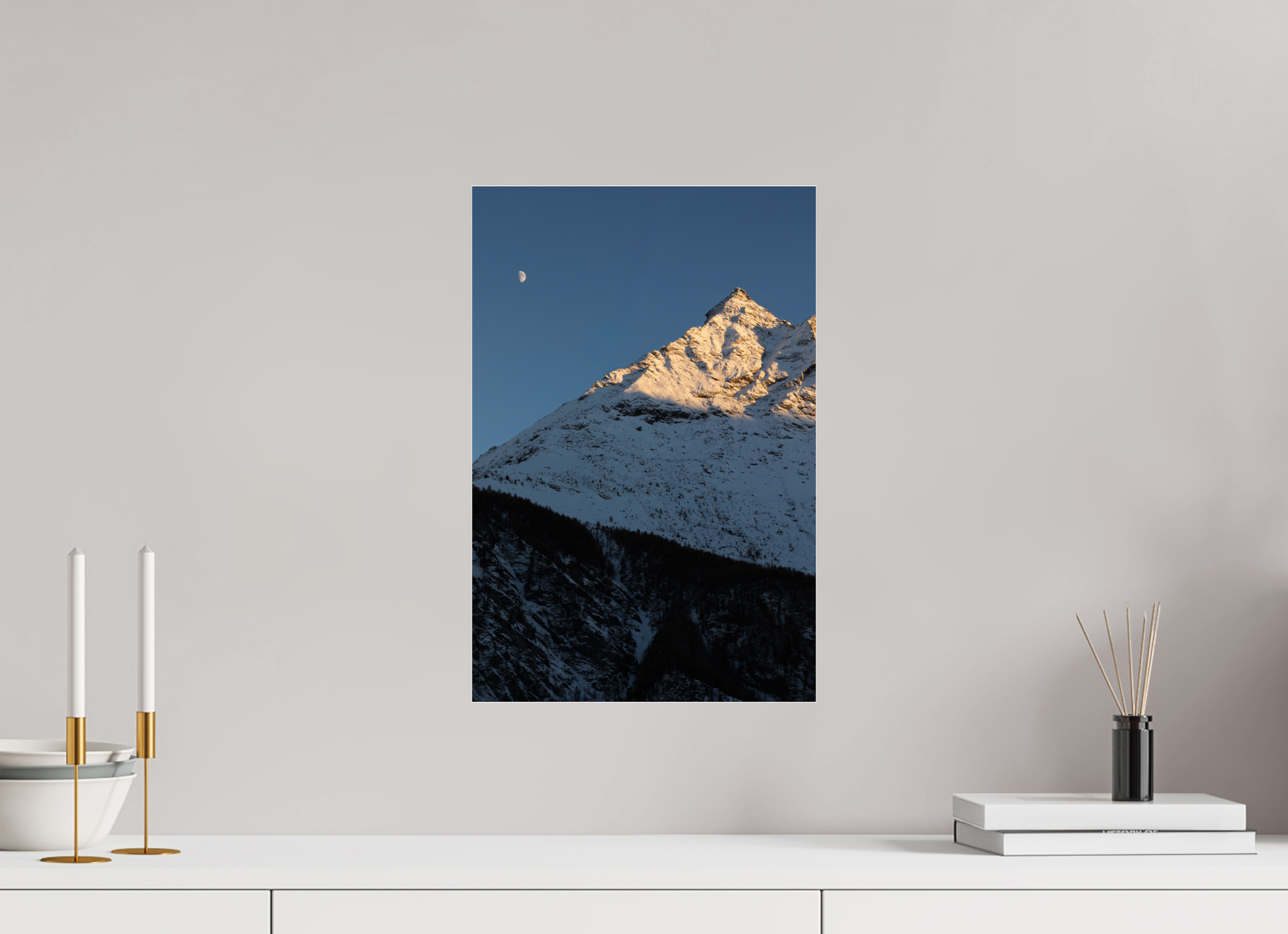30 x 45 cm, PLEXI - DECEMBRE 2025 Dernière lumières sur la petite dent du Veisivi