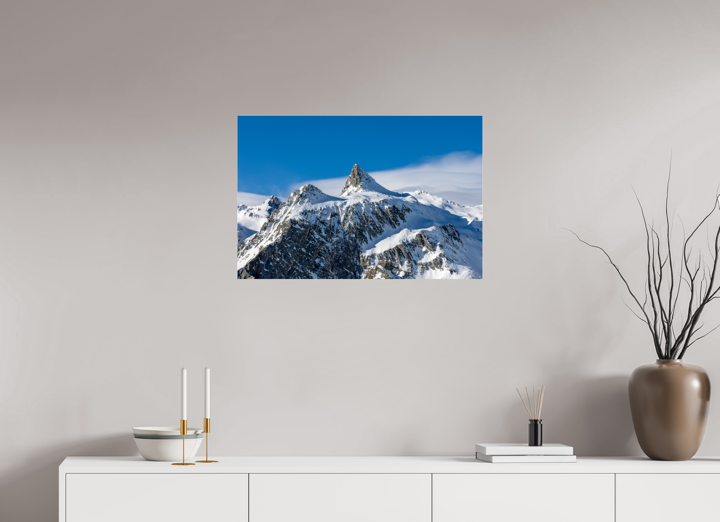 75 x 50 cm, PLEXI - DECEMBRE 2025 Le Pain de Sucre et sa mer de nuage (Format Paysage)